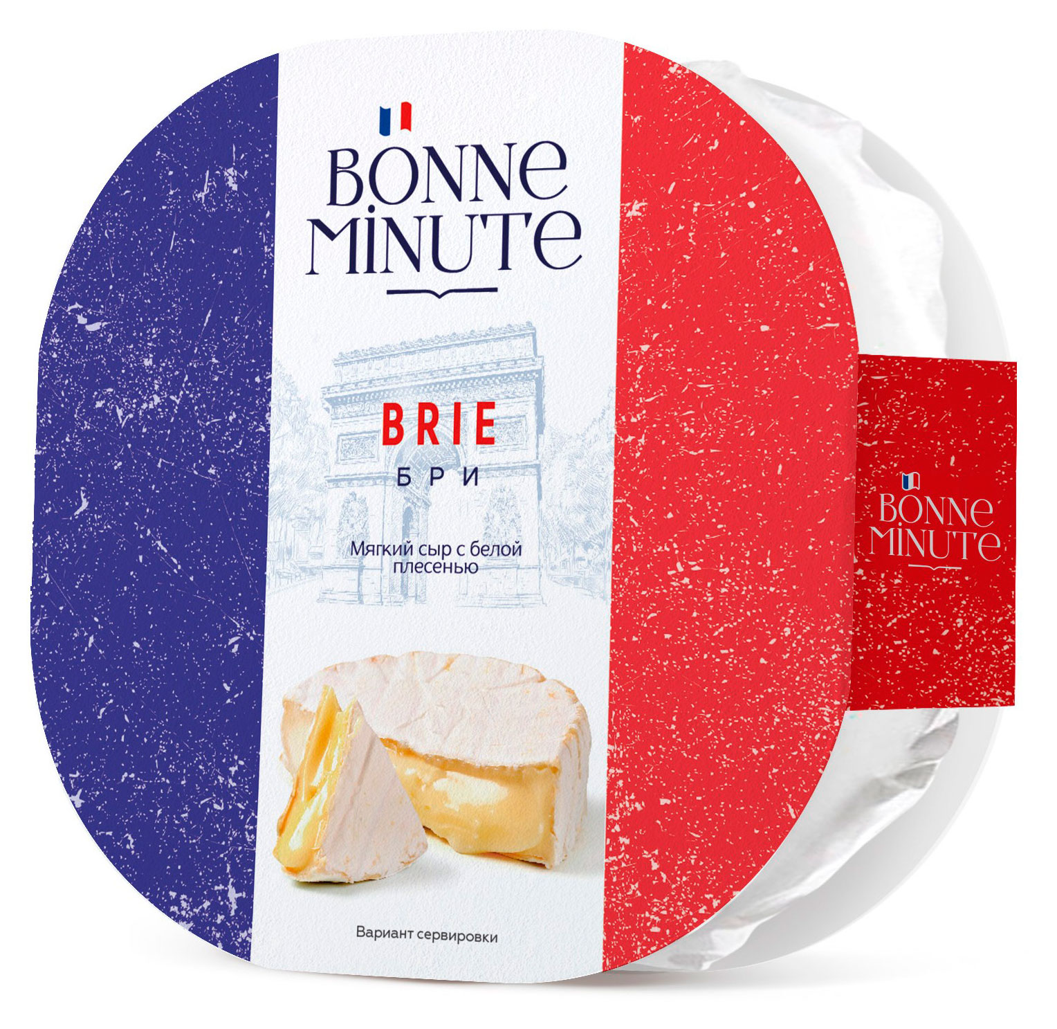 Сыр мягкий Бри Bonne Minute с белой плесенью 60% БЗМЖ, 125 г