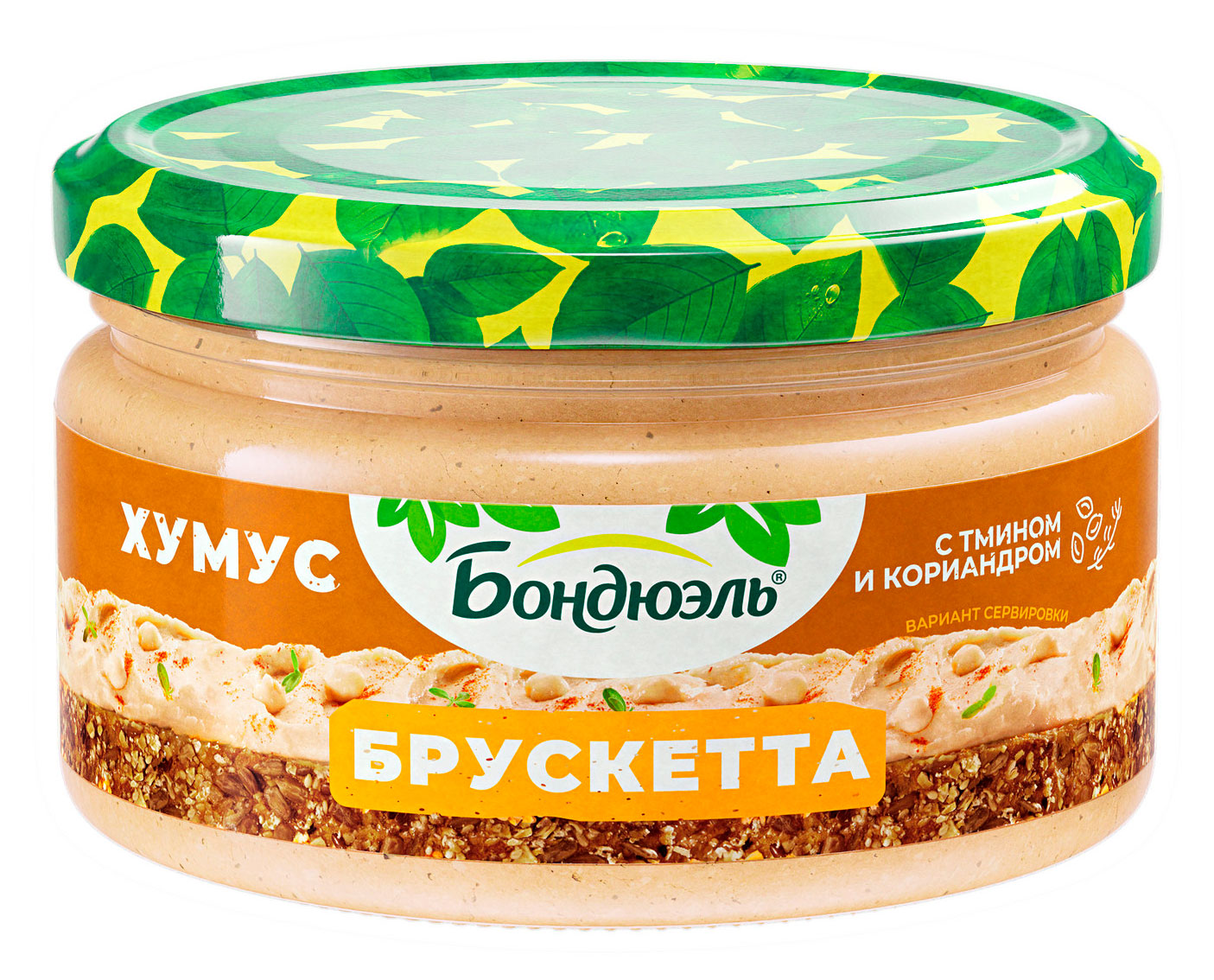 Брускетта из нута Бондюэль Хумус, 220 г