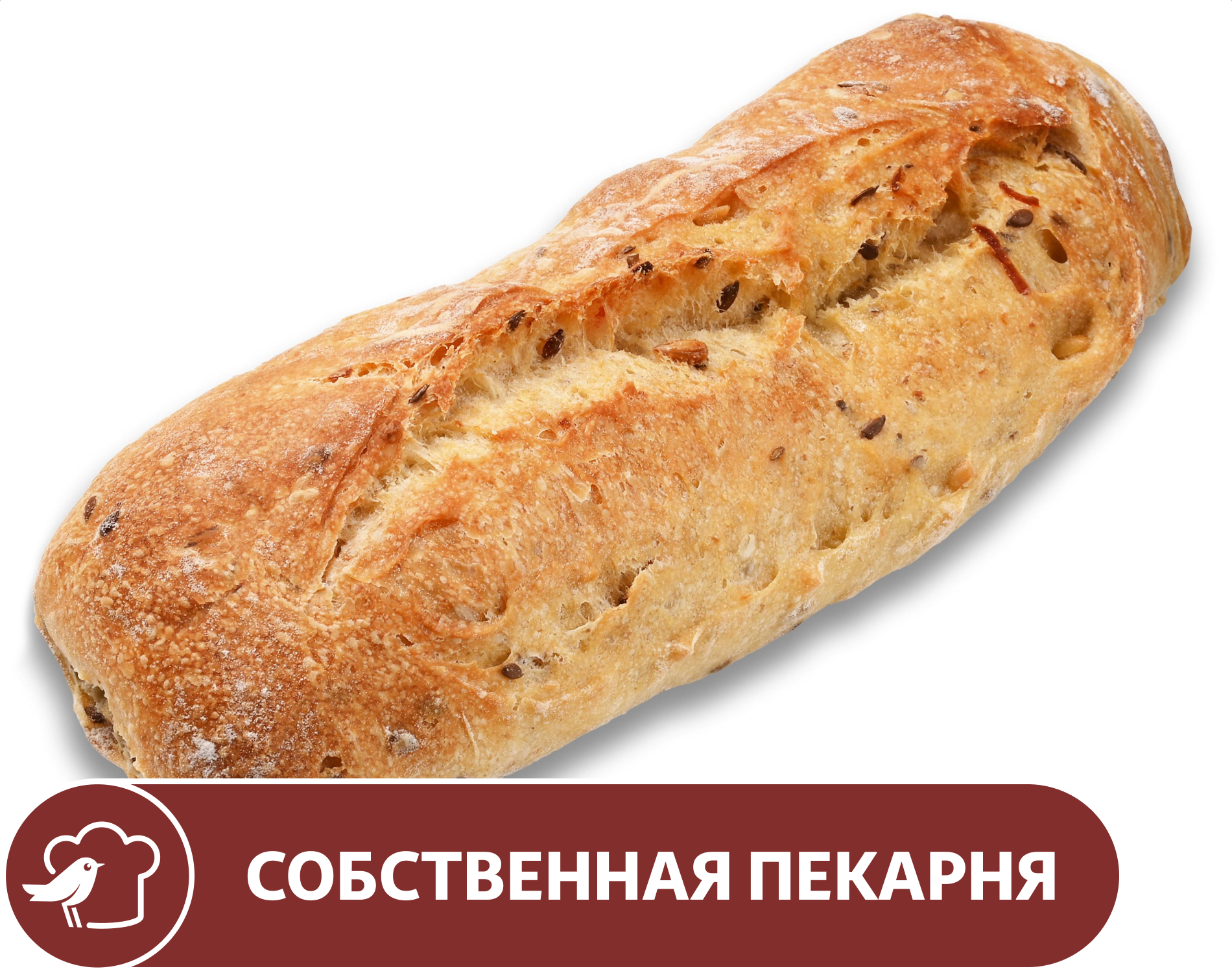 Мини-багет АШАН Французский фитнес, 160 г