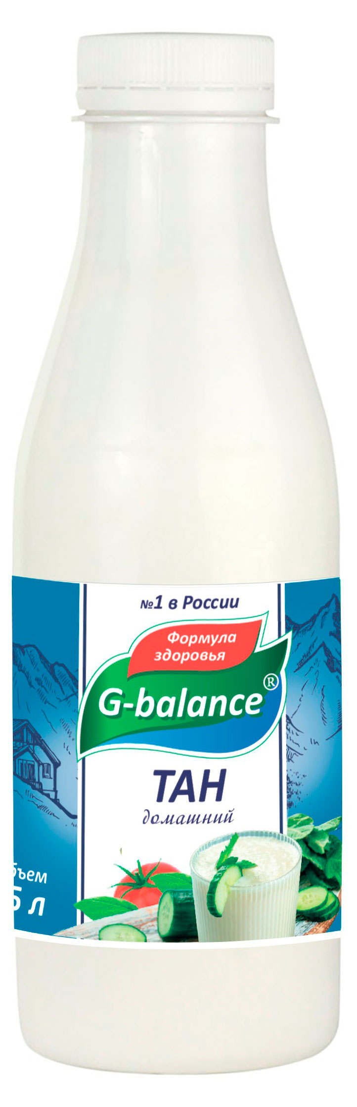 Тан G-balance Домашний 1% БЗМЖ охлажденный, 500 мл