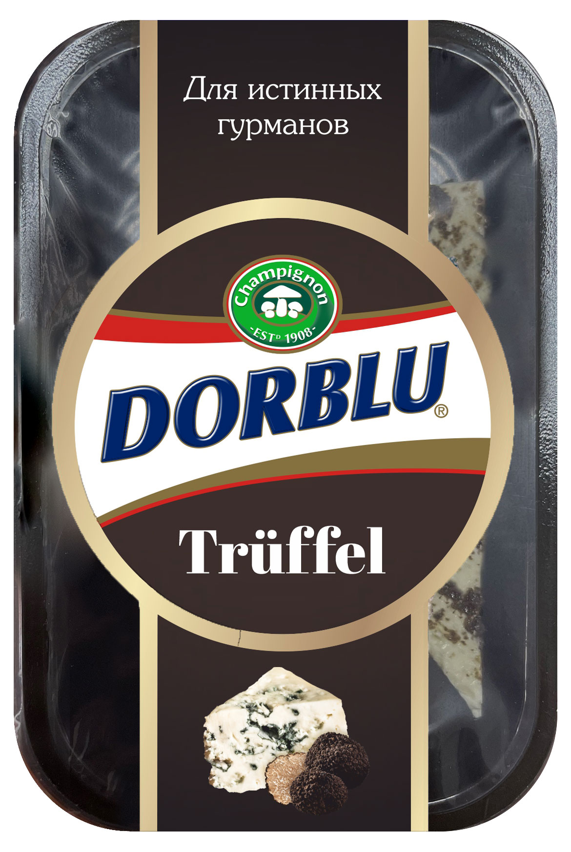 Сыр мягкий Dorblu с голубой плесенью и трюфелем для гурманов 50% БЗМЖ, 120 г