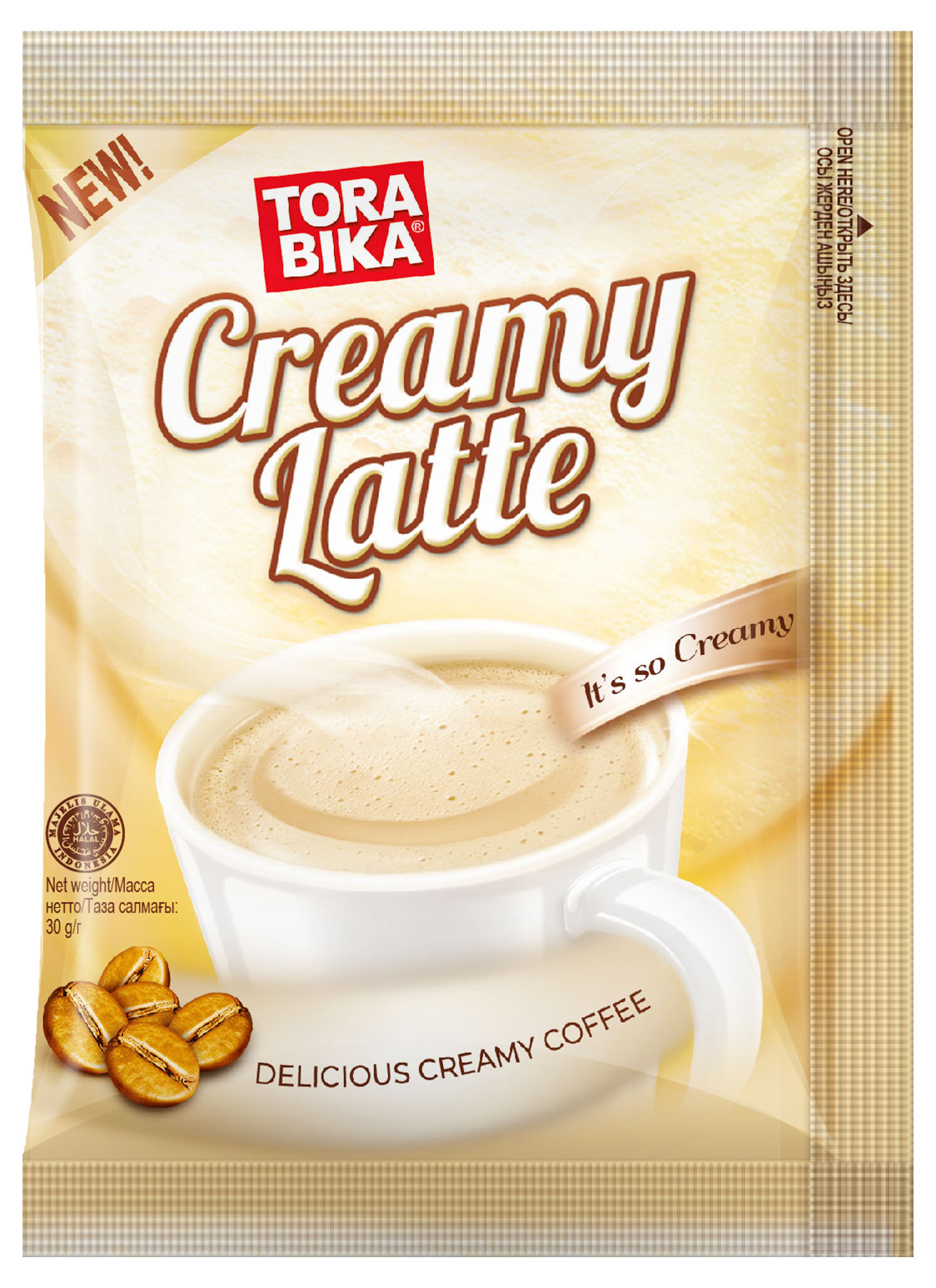 Кофе растворимый Torabika Creamy Latte Индонезия, 30 г