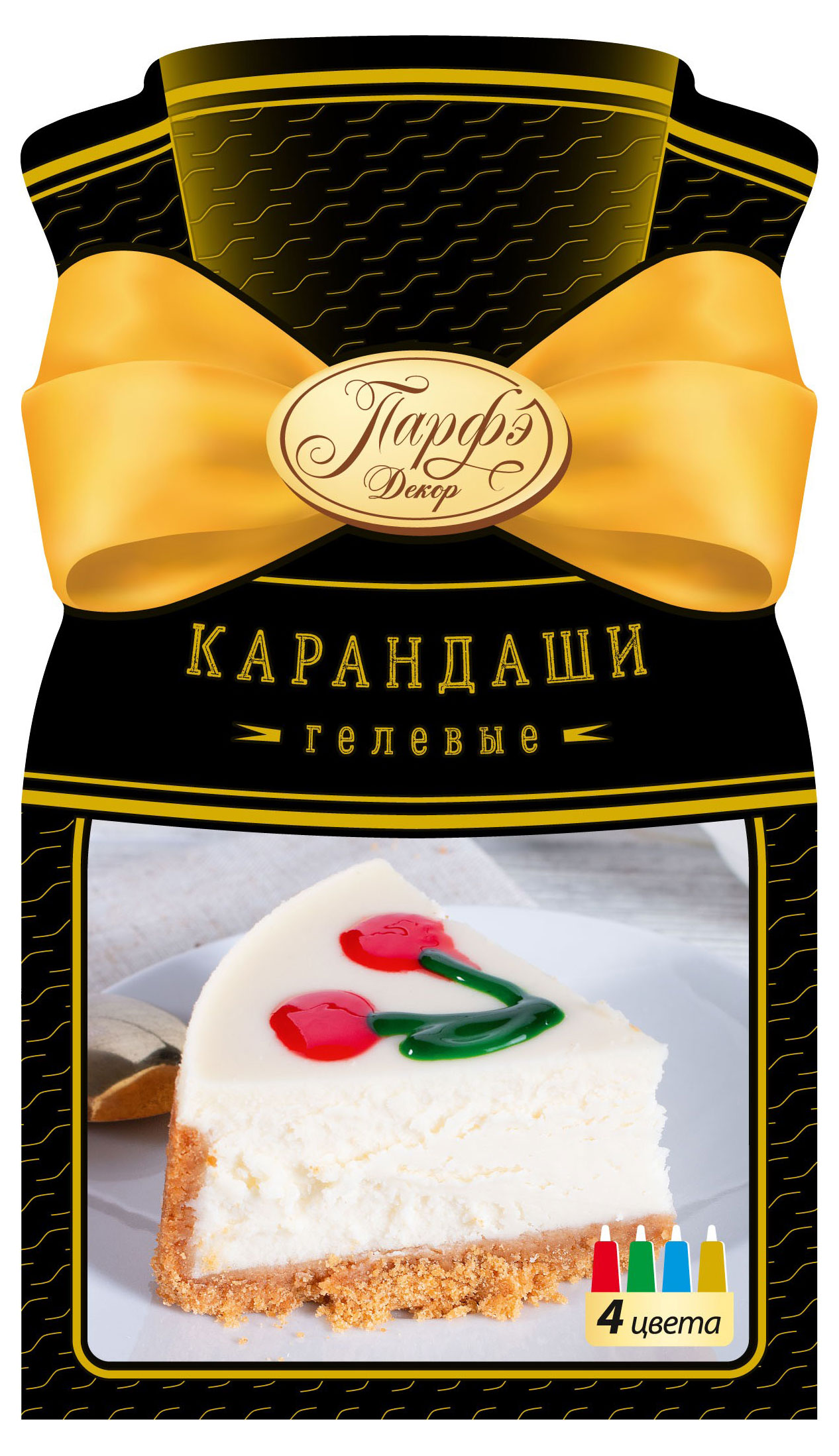 Карандаши кондитерские Парфэ гелевые, 64 г