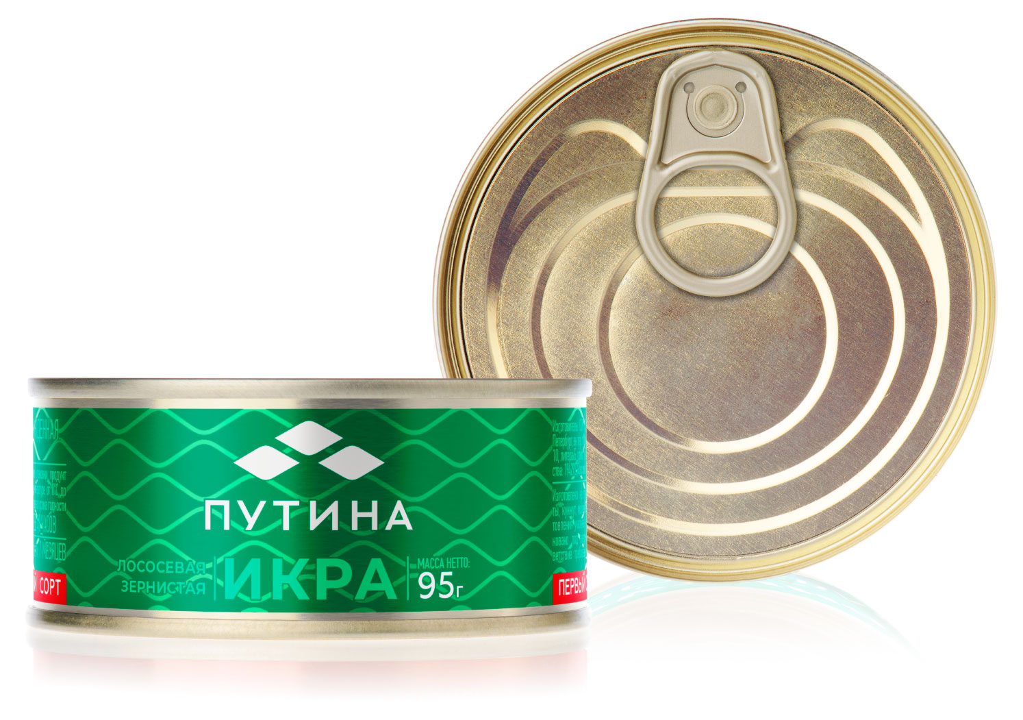 Икра горбуши Путина зернистая, 95 г