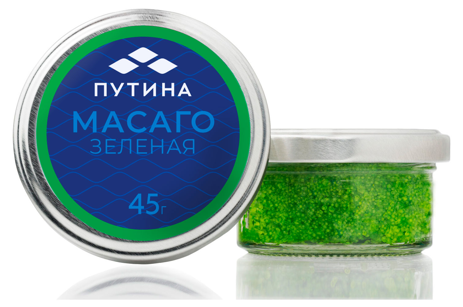 Икра масаго Путина зеленая, 45 г