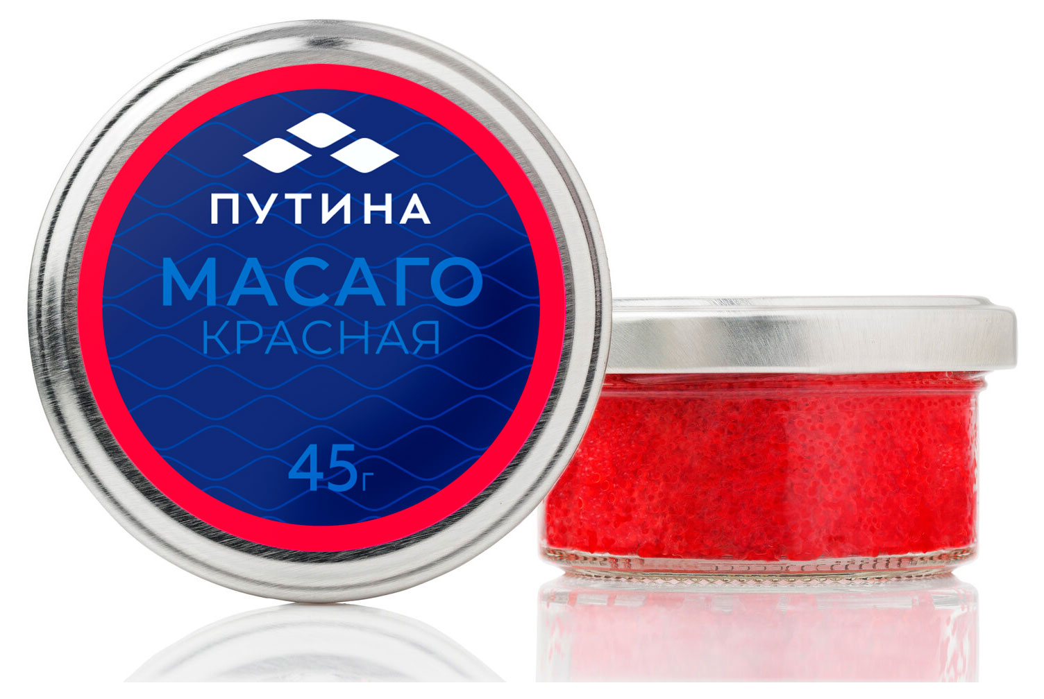Икра масаго Путина красная, 45 г