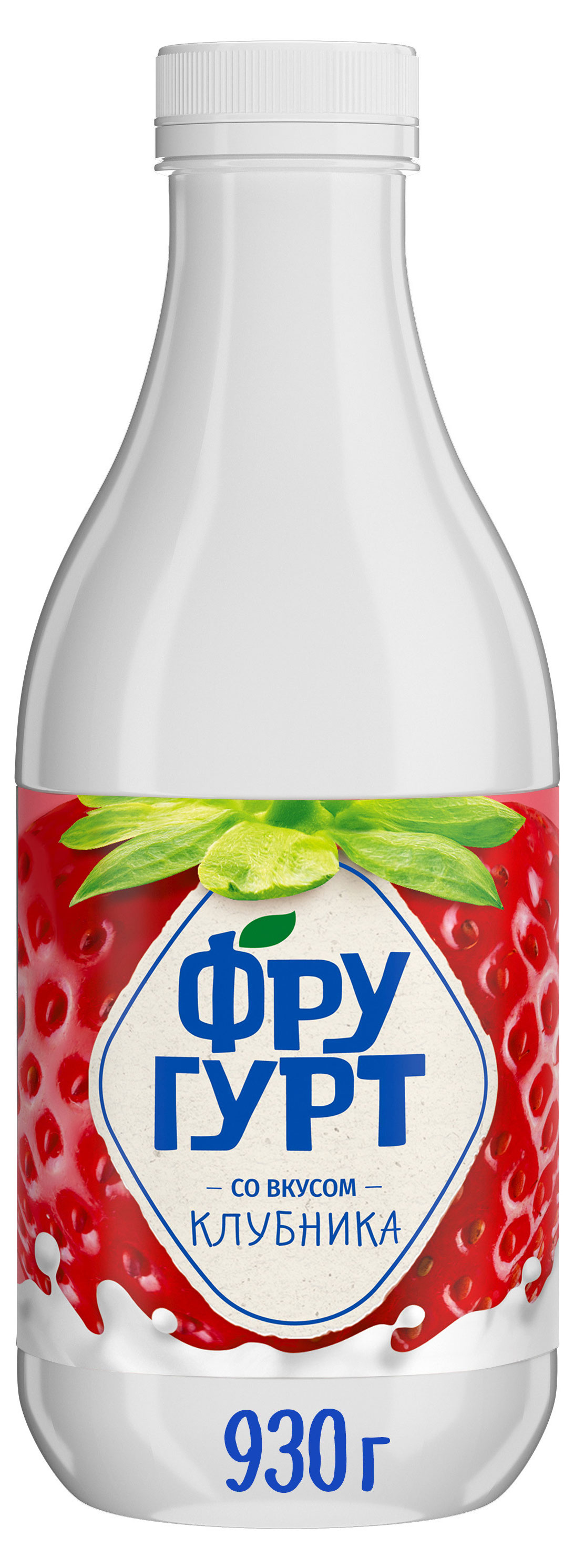Напиток кисломолочный Фругурт со вкусом клубники БЗМЖ, 950 г