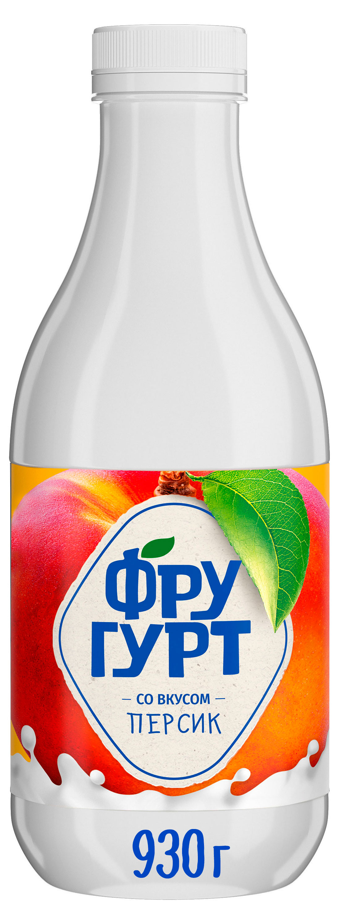Напиток кисломолочный Фругурт со вкусом персика БЗМЖ, 930 г