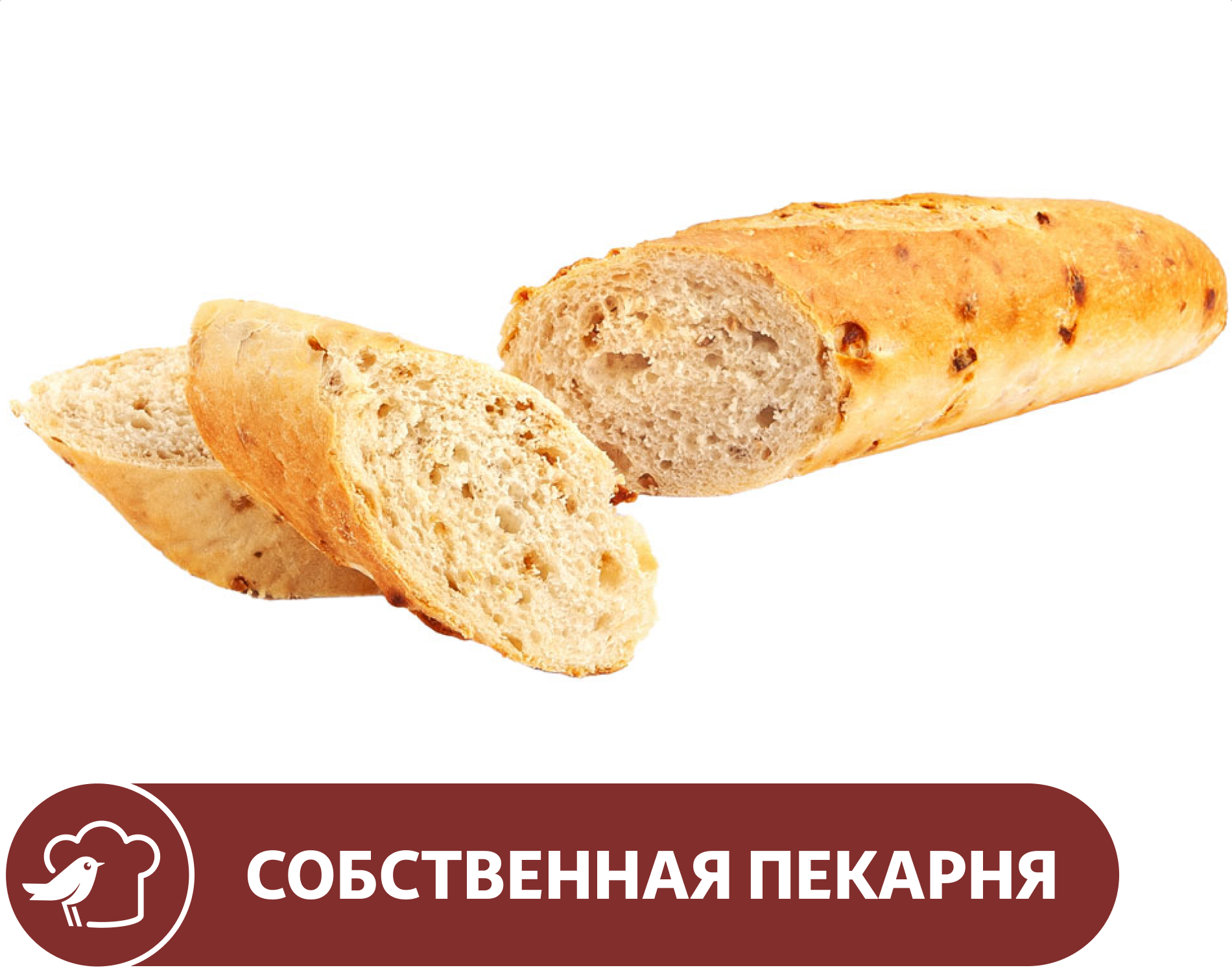 Мини-багет АШАН с луком, 125 г