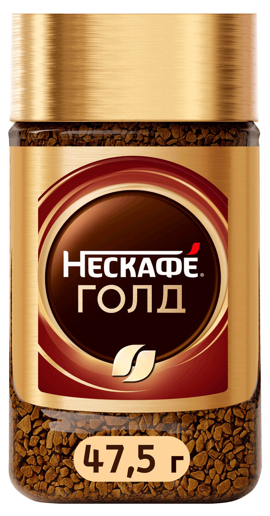 Кофе растворимый Нескафе Голд, 47,5 г