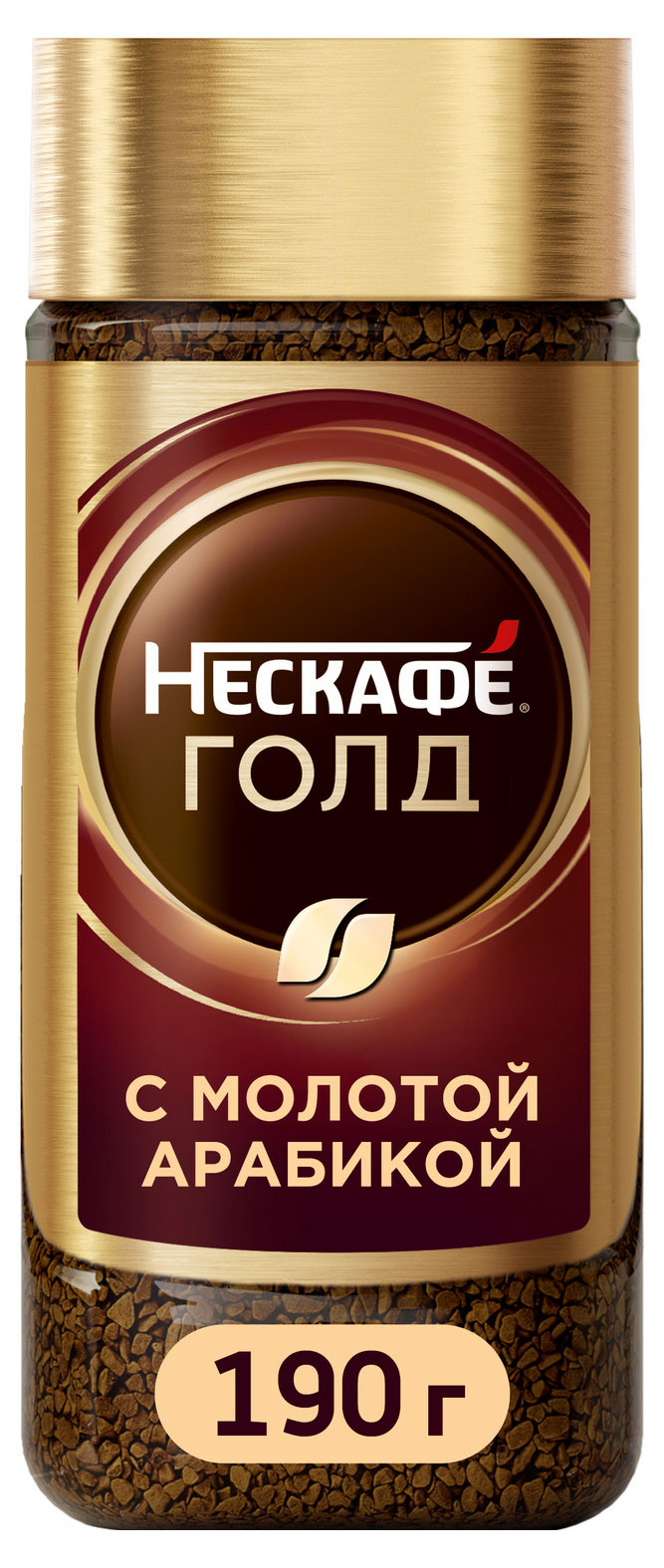 Кофе растворимый Нескафе Голд, 190 г