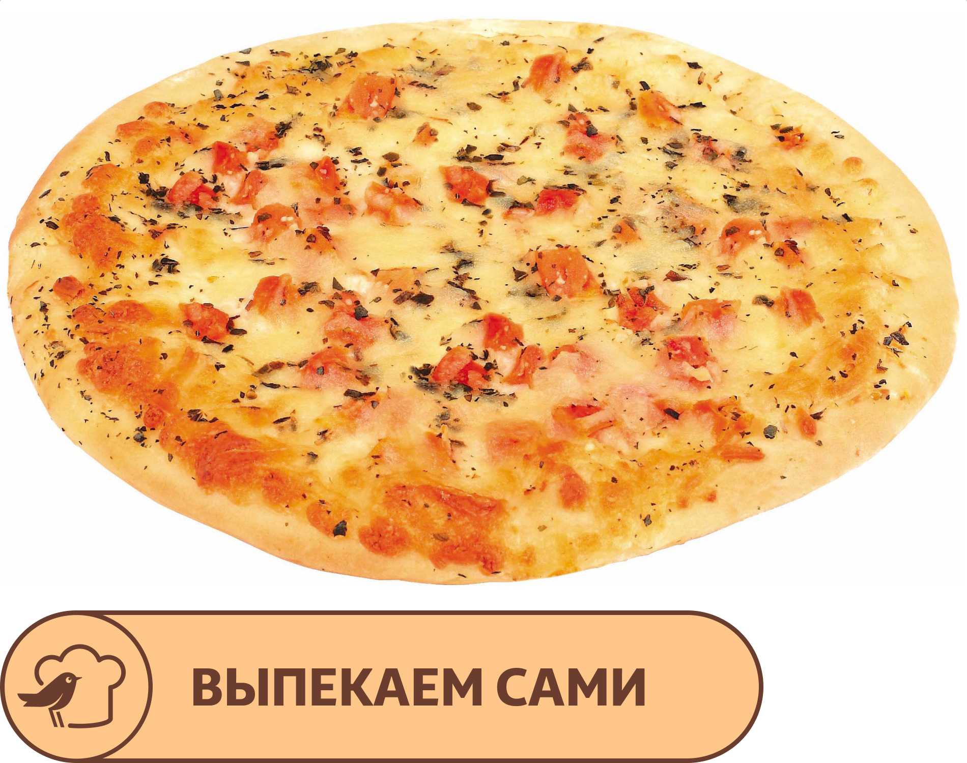 Лепешка АШАН томат с базиликом, 170 г
