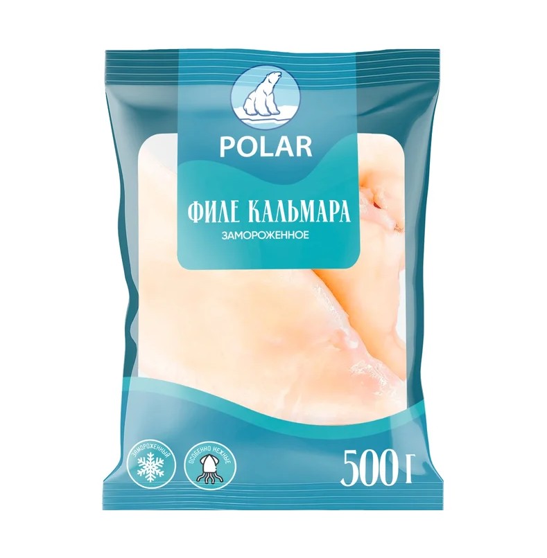 Кальмар замороженный Polar филе, 500 г