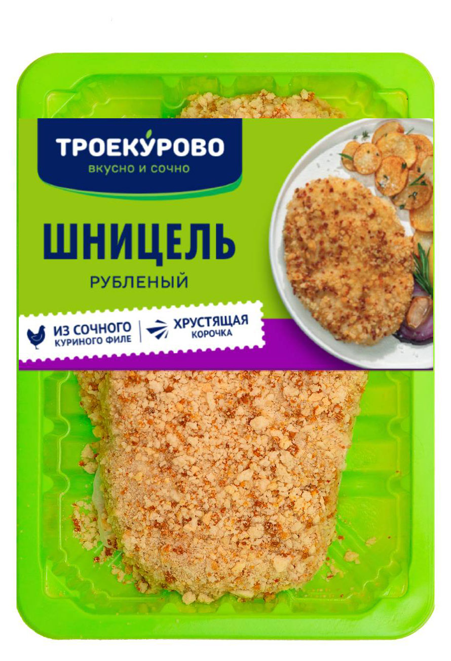 Шницель Троекурово куриный рубленый, 350 г