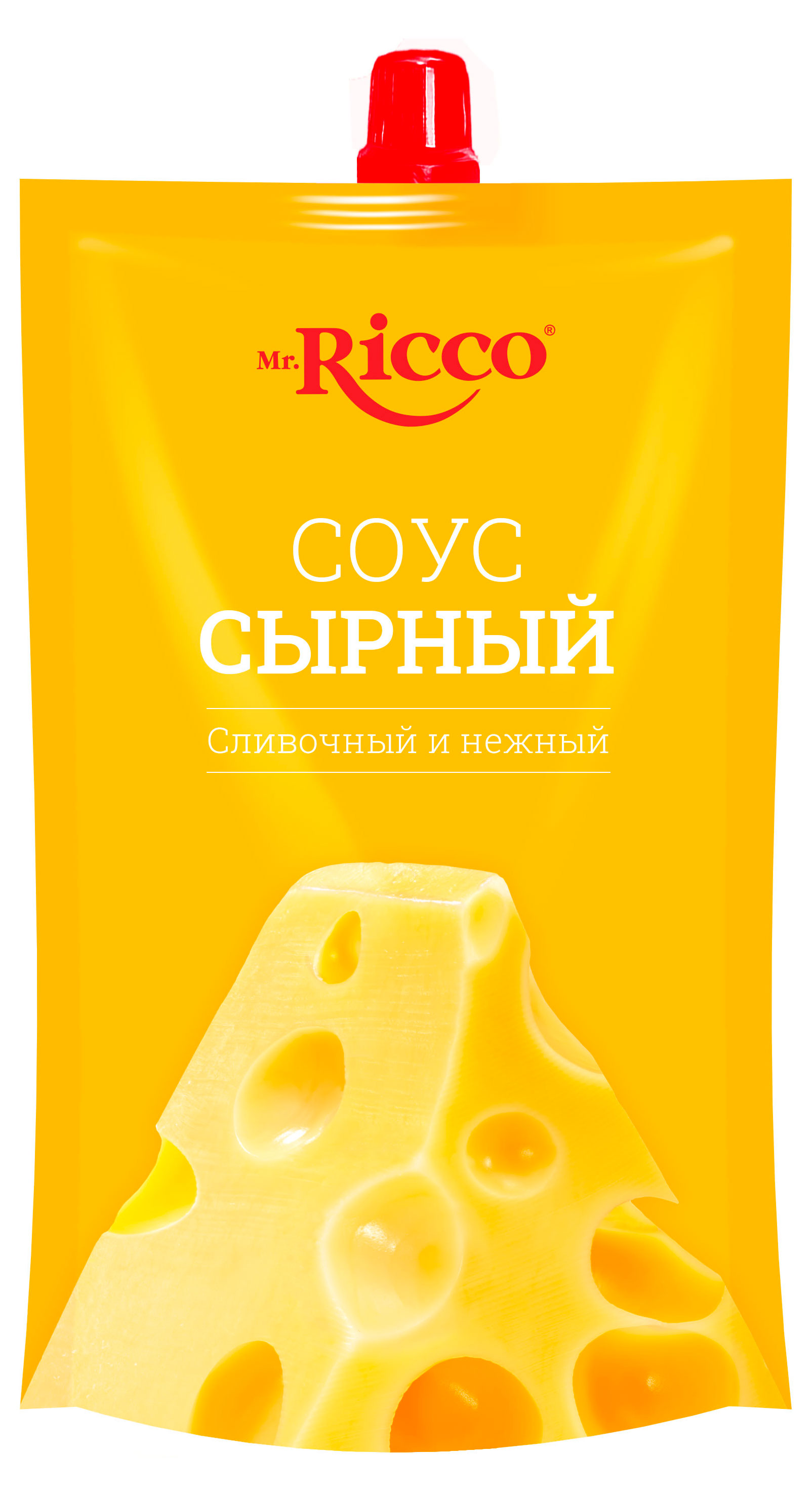 Соус кулинарный майонезный кулинарный Mr.Ricco Сырный на основе растительных масел 35% охлажденный, 210 г