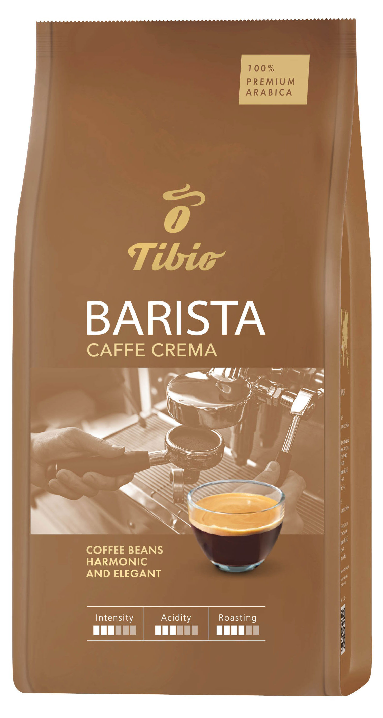 Кофе зерновой Tibio Barista Caffe Crema, 1 кг