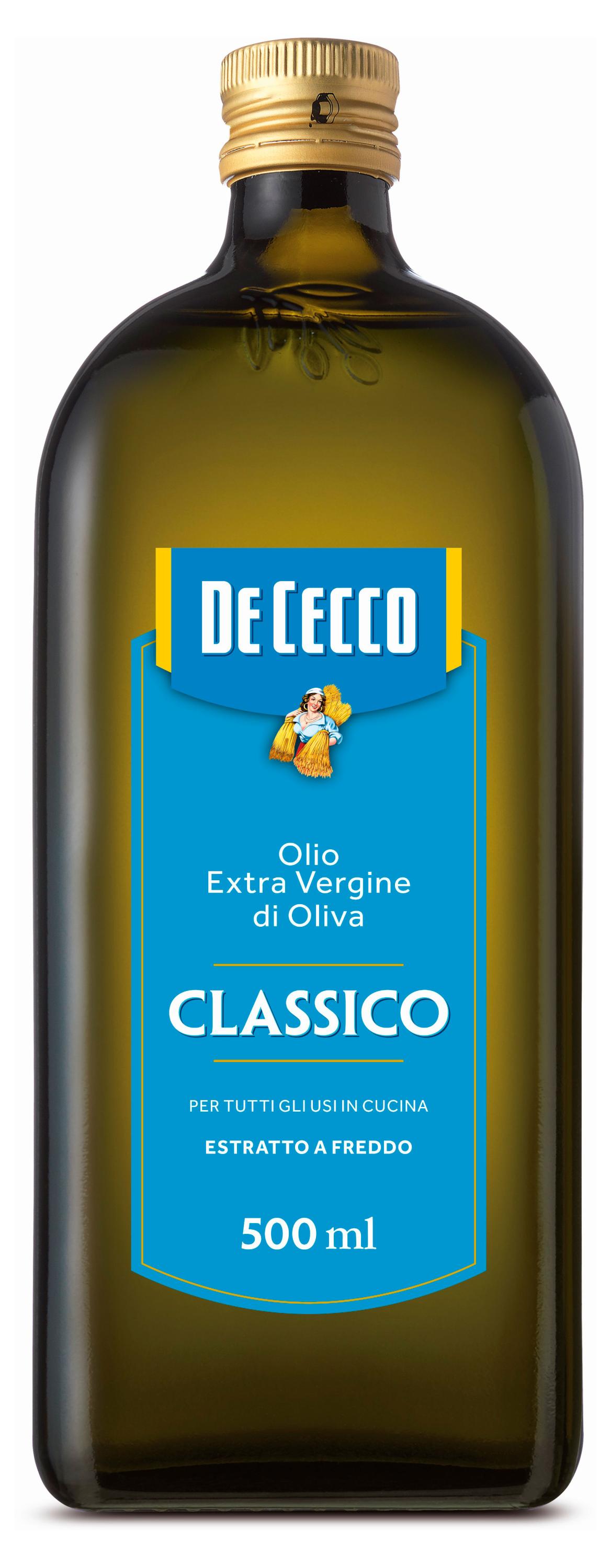 Масло оливковое De Cecco Classico нерафинированное Италия, 500 мл