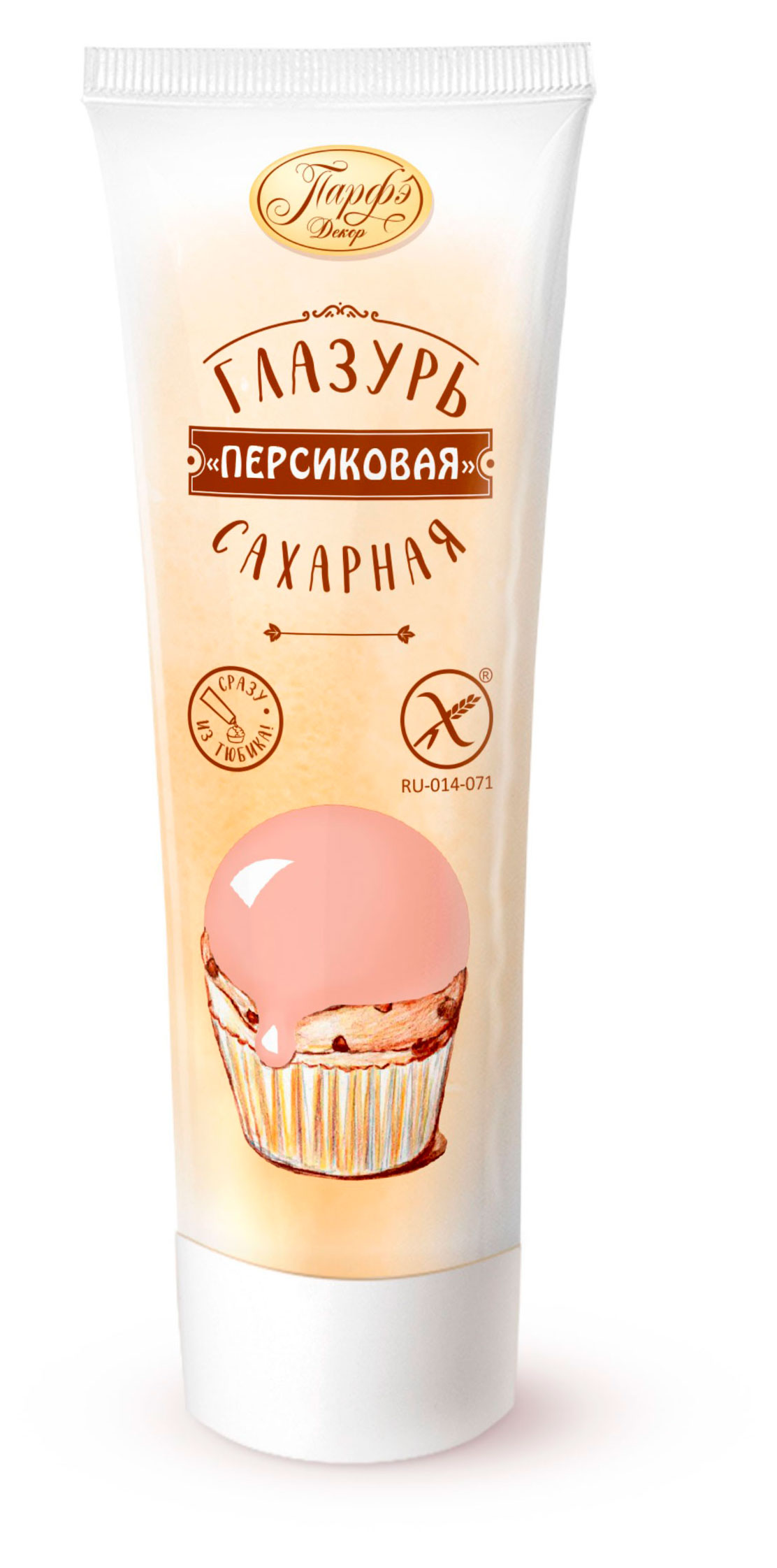 Глазурь сахарная Парфэ персиковая, 120 г