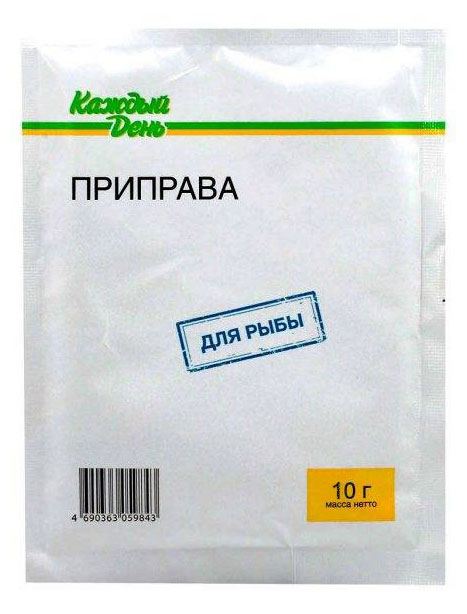Приправа Каждый День для рыбы, 10 г