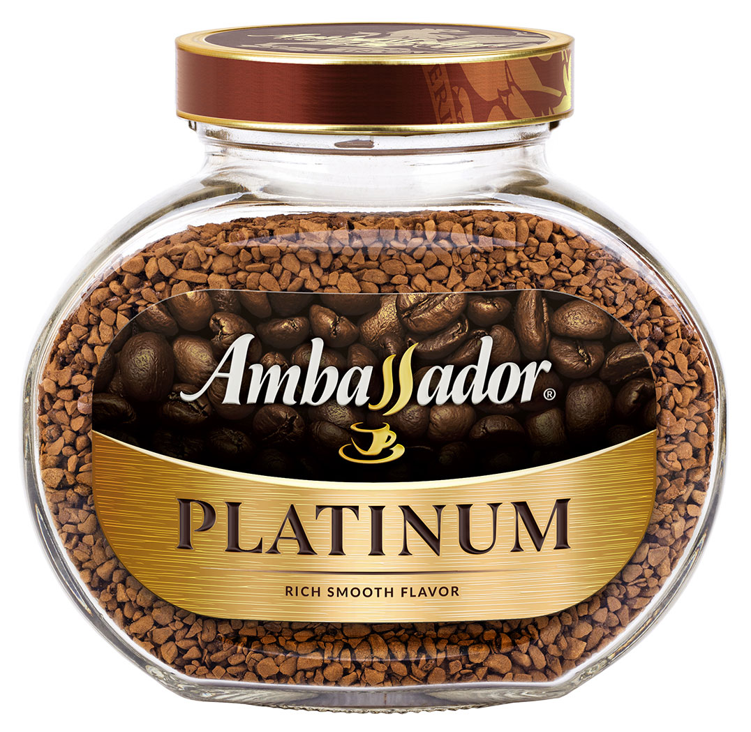 Кофе растворимый Ambassador Platinum, 190 г