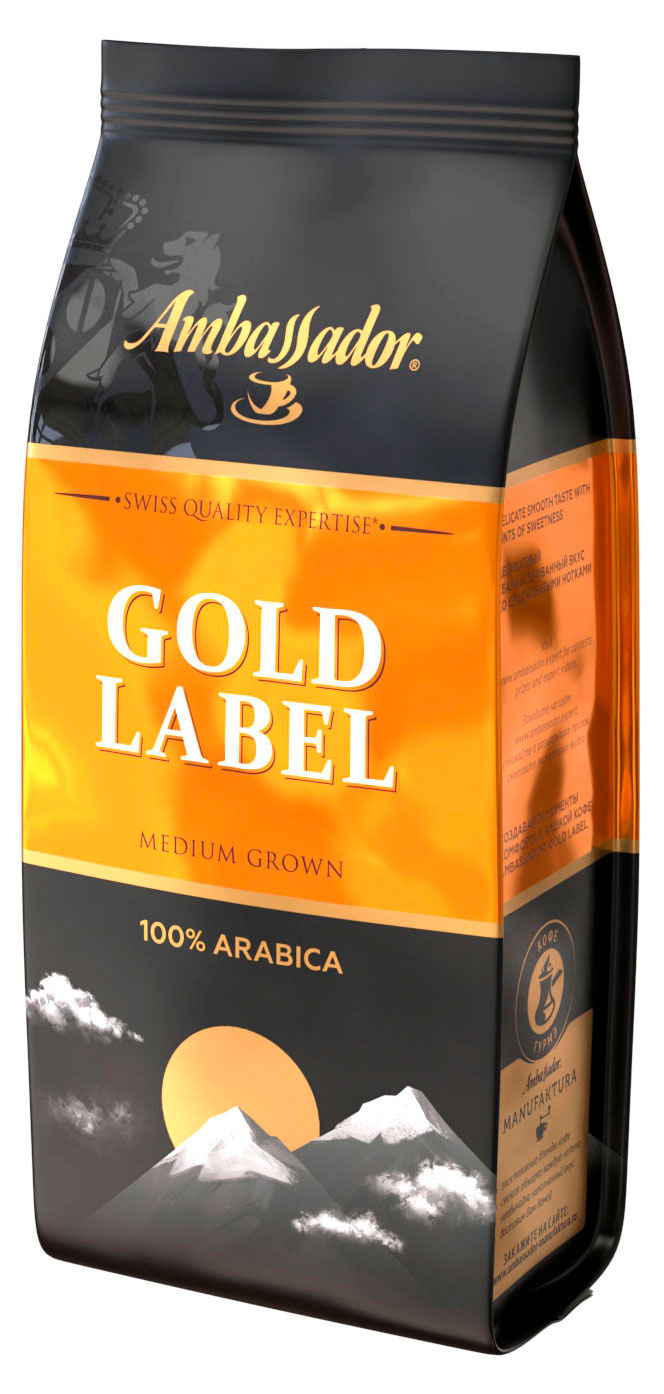 Кофе молотый Ambassador Gold Label, 200 г