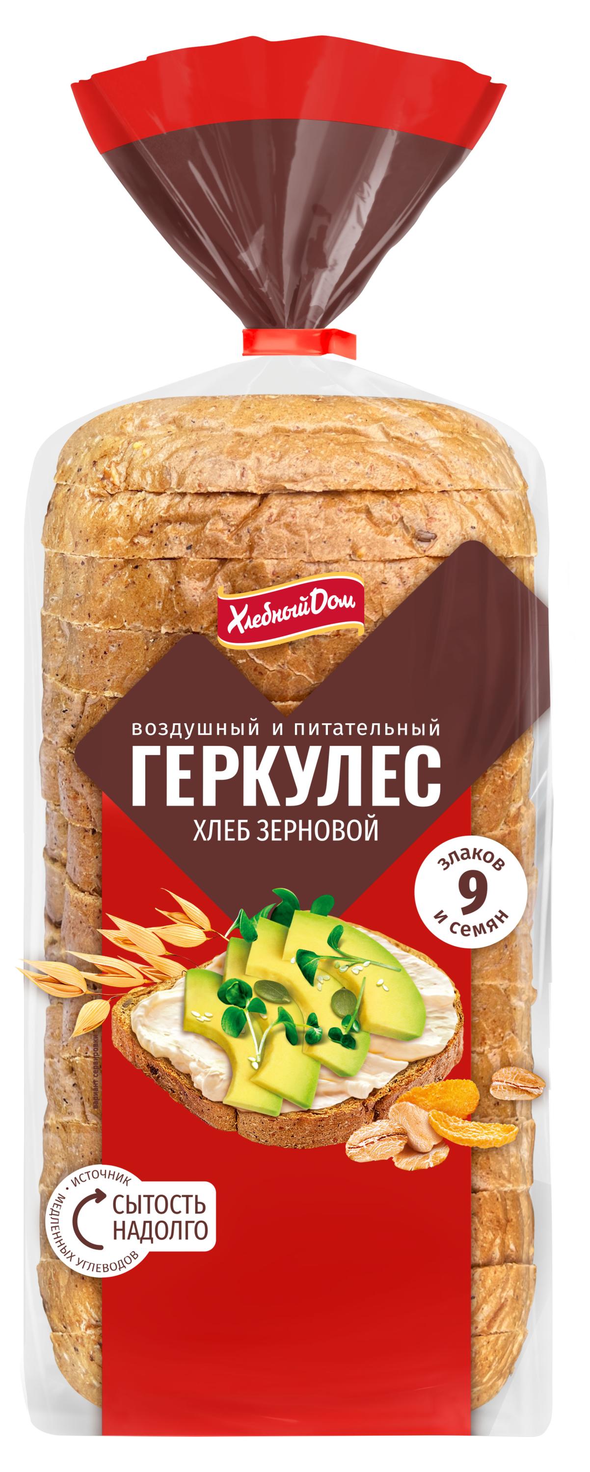 Хлеб Геркулес Хлебный Дом зерновой, 500 г