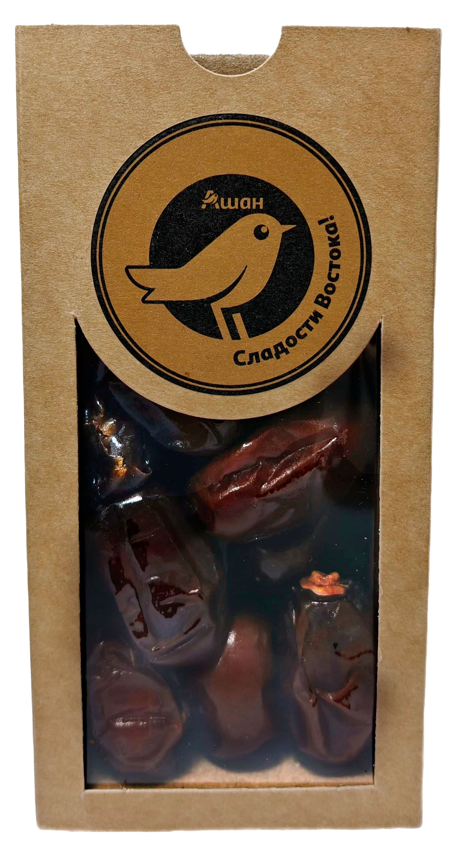 Финики АШАН Золотая птица Калите с косточкой, 200 г