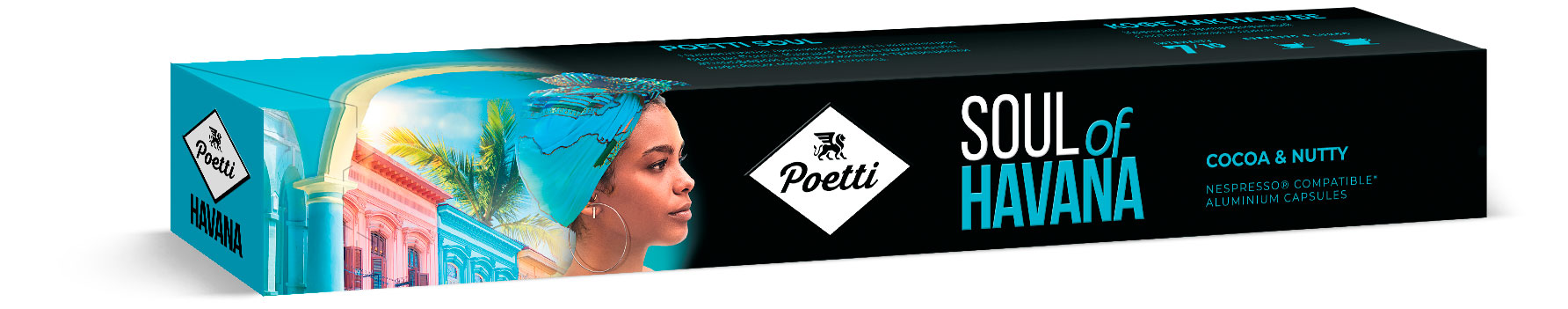 Кофе в капсулах Poetti Soul of Havana 10 капсул, 53 г