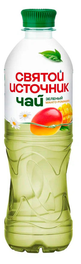 Чай зеленый холодный Святой Источник Манго-ромашка, 0,5 л