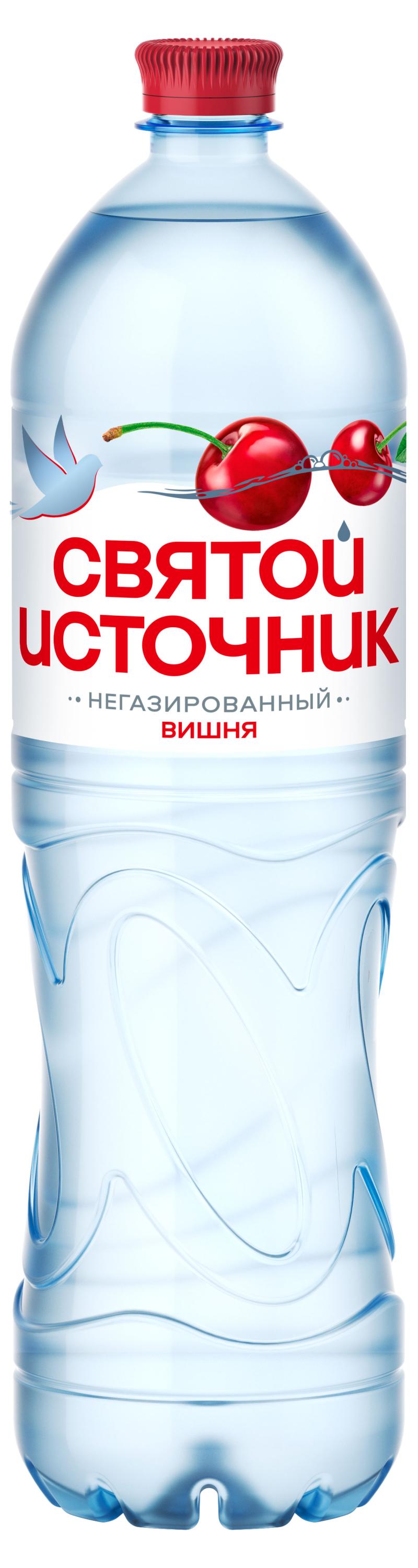 Вода питьевая Святой Источник со вкусом вишни, 1,5 л