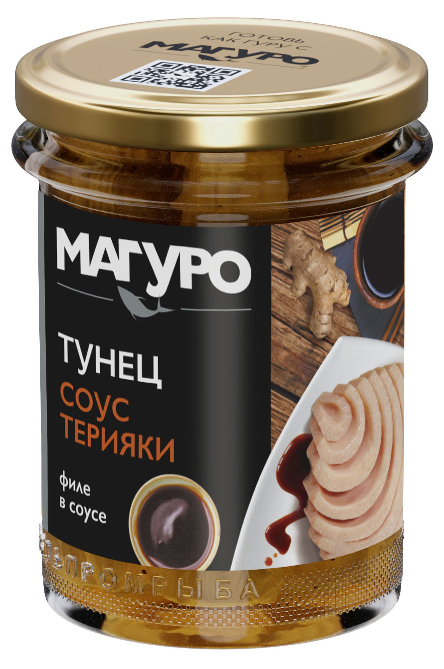Тунец Магуро в соусе терияки, 200 г