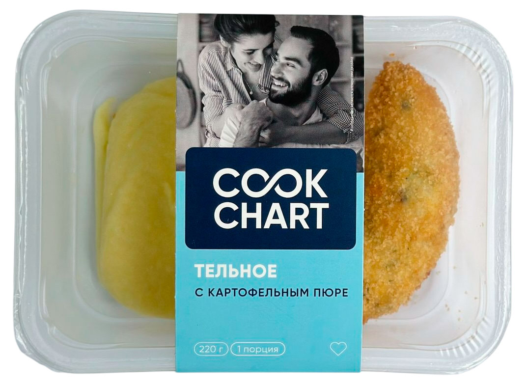 Тельное жареное Cook Chart с картофельным пюре, 220 г