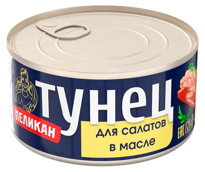 Тунец Пеликан в масле для салатов Таиланд, 185 г