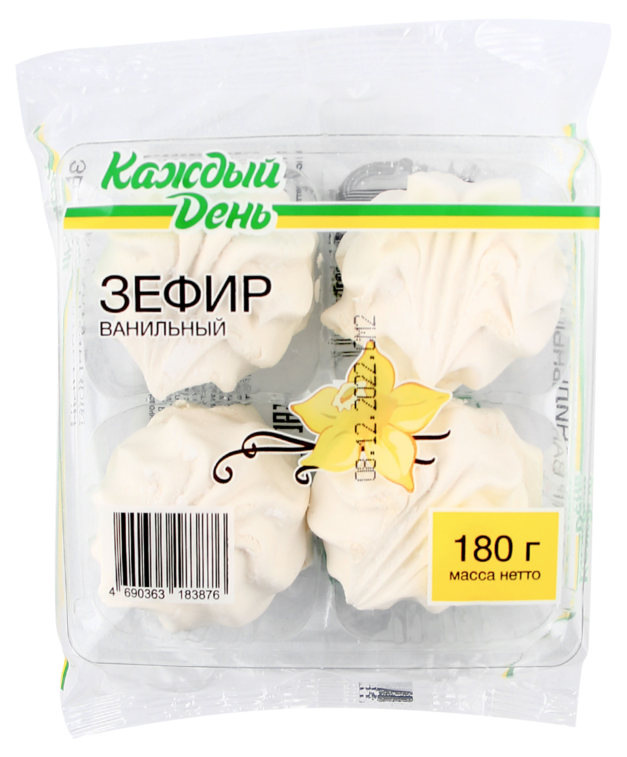 Зефир Каждый день ванильный, 180 г