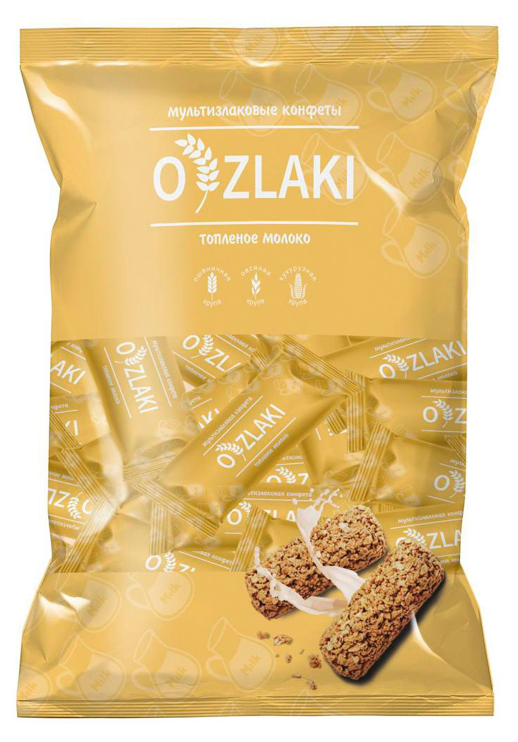 Конфеты мультизлаковые Ozlaki Топленое молоко, 175 г