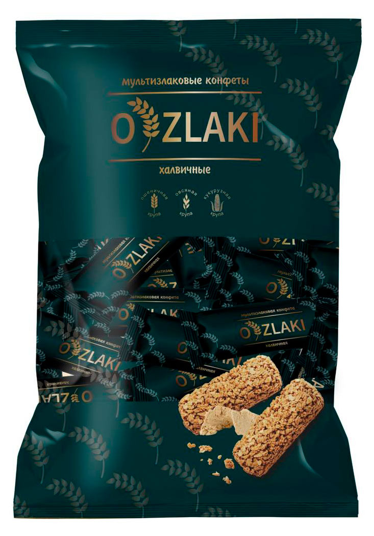 Конфеты мультизлаковые Ozlaki Халвичные, 175 г