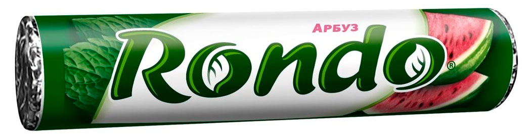 Конфеты освежающие Rondo Арбуз и ментол, 30 г