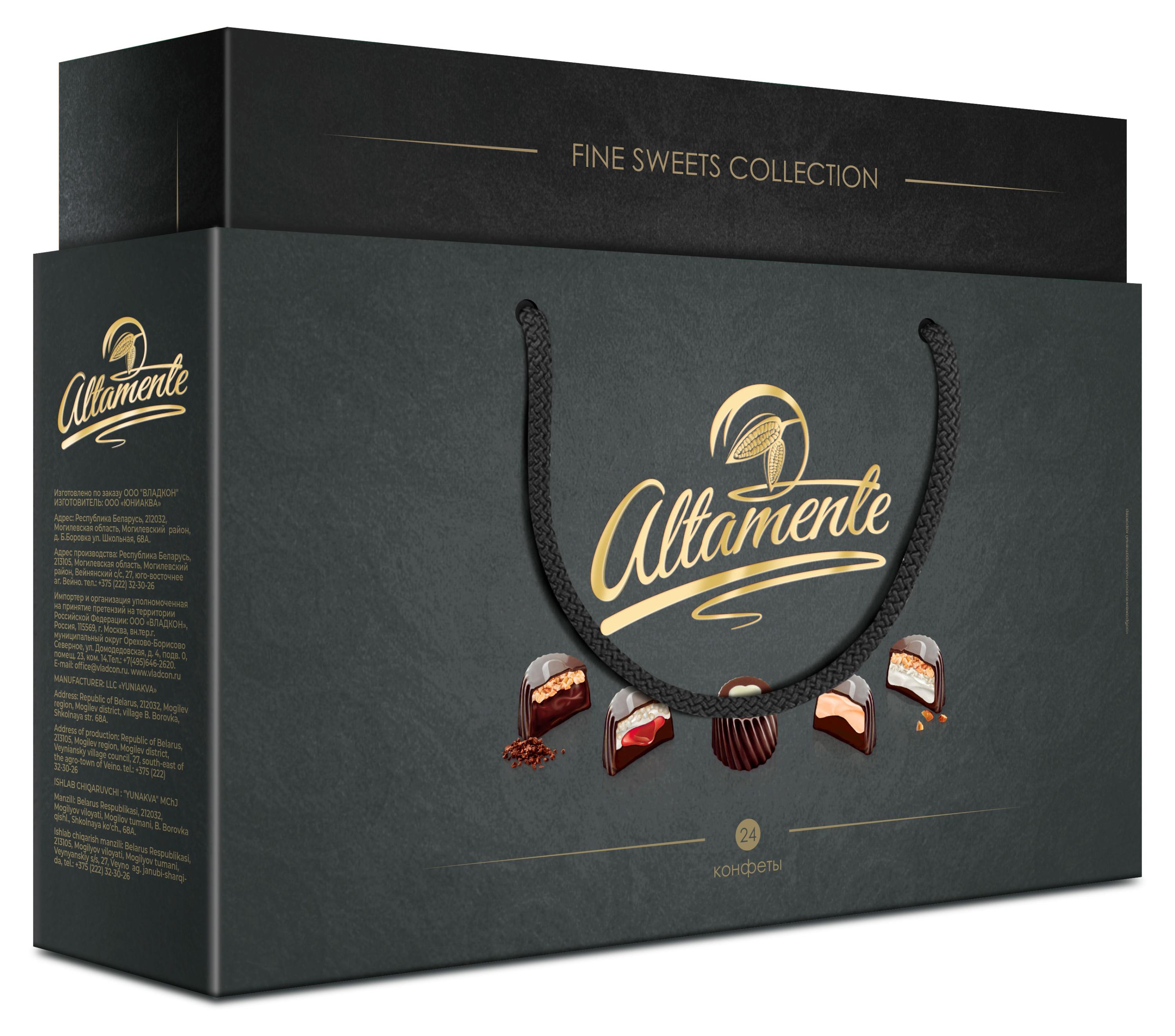 Набор конфет Altamente в черной коробке, 370 г