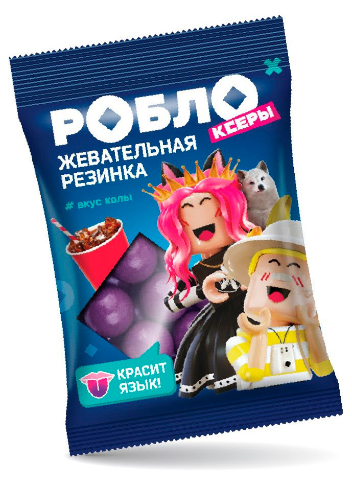 Жевательная резинка КОНФИТРЕЙД Роблоксеры, 40 г