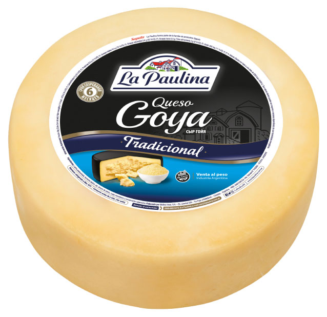 Сыр твердый La Paulina Goya Гойя 6 месяцев 40% БЗМЖ Аргентина, вес