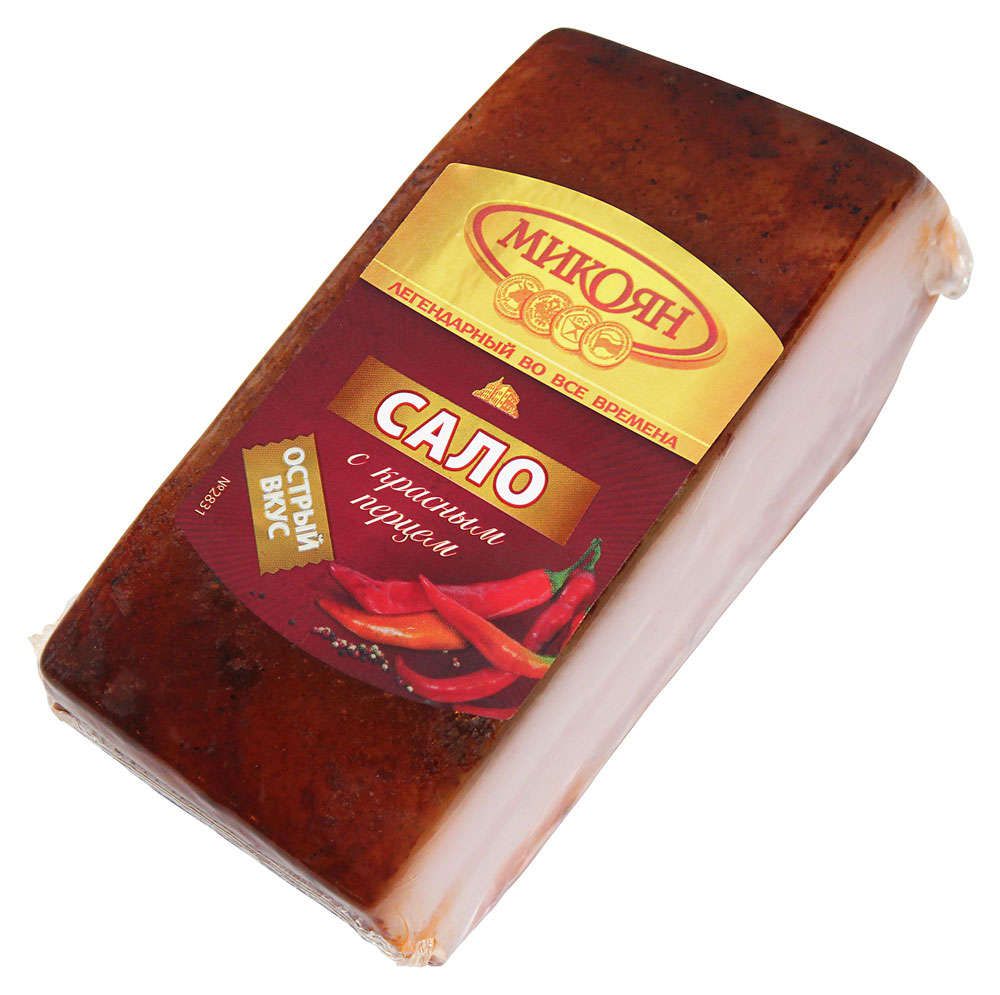 Сало Микоян с красным перцем, ~ 0,3 кг