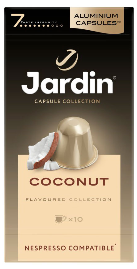 Кофе в капсулах Jardin Coconut, 10 капсул