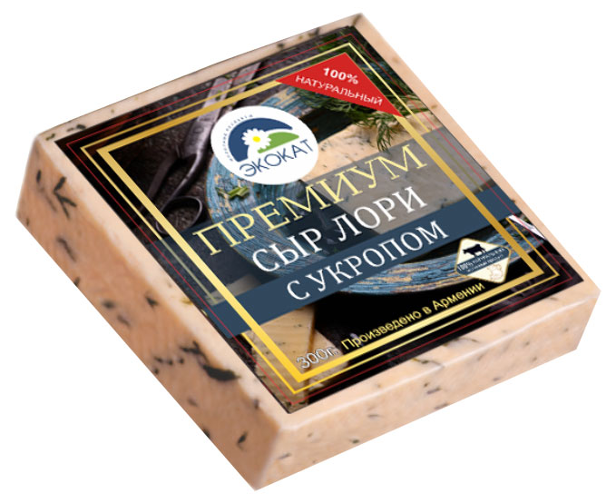 Сыр рассольный Лори с укропом Экокат Армения, 300 г