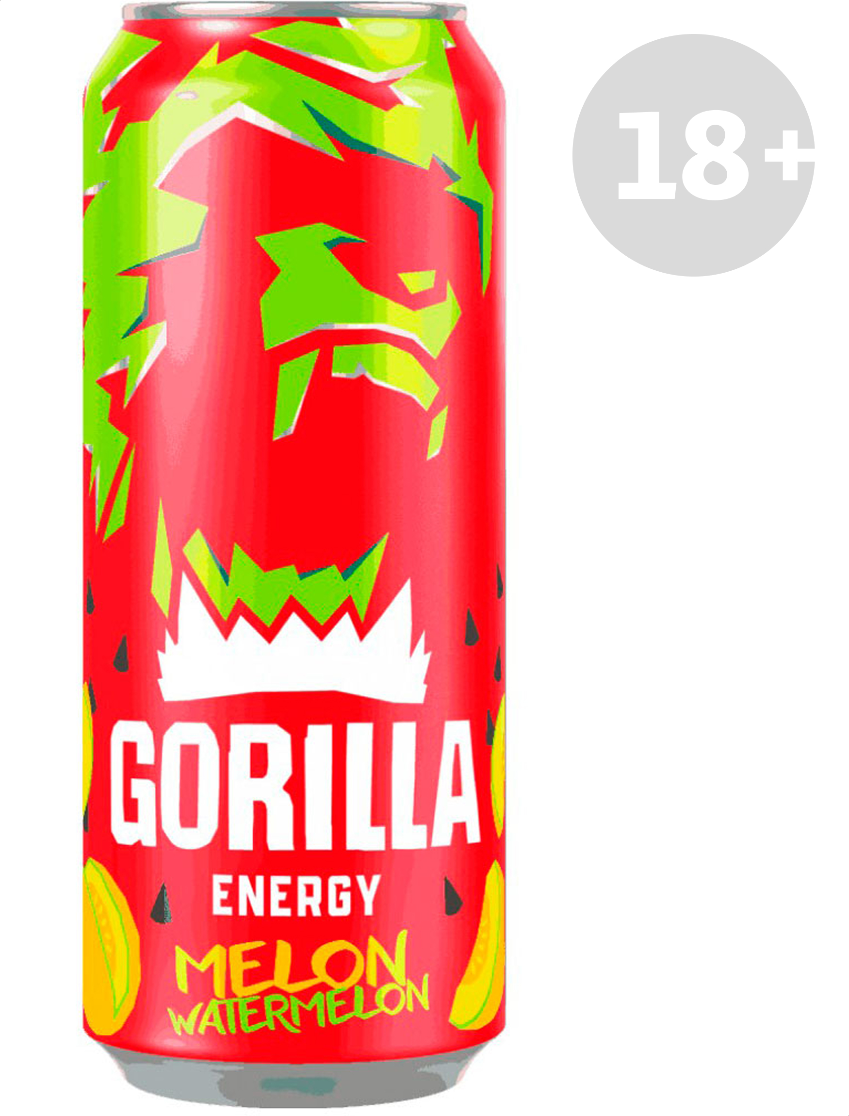 Напиток энергетический Gorilla Watermelon с арбузом и дыней, 450 мл