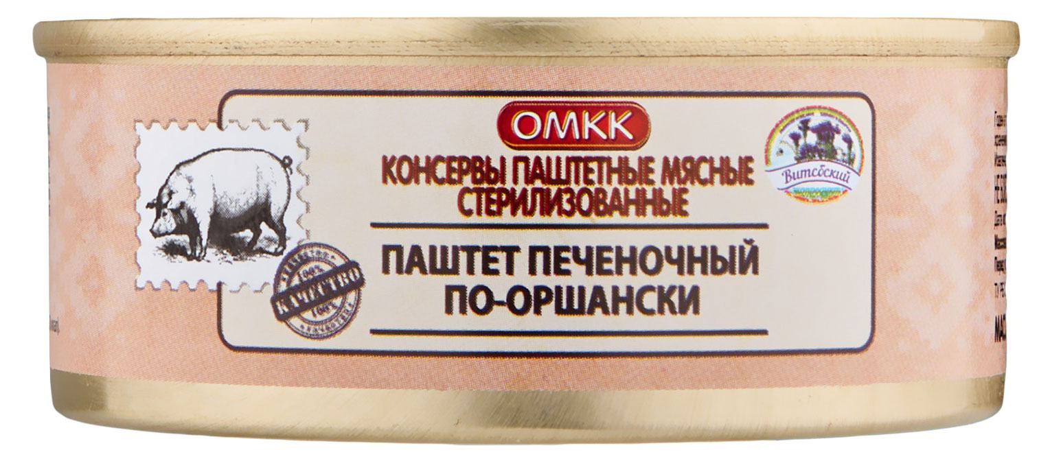 Паштет печеночный ОМКК По-оршански, 100 г