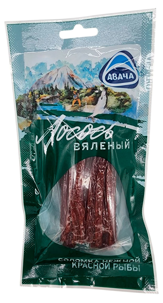 Лосось вяленый Авача соломка, 80 г