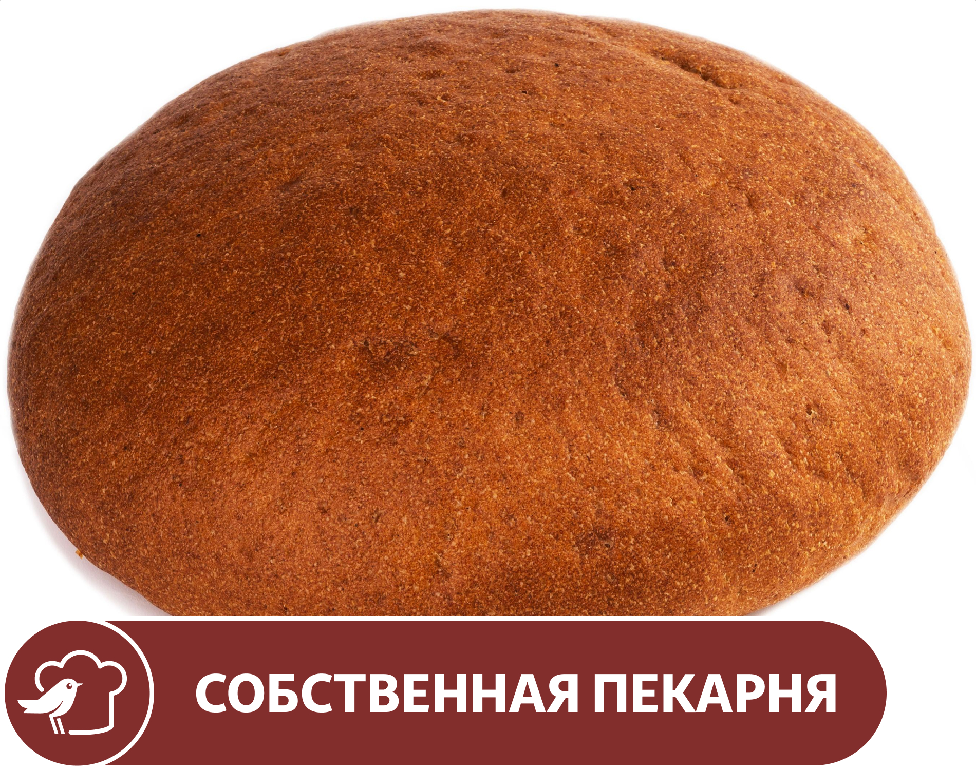 Хлеб АШАН ржано-пшеничный Украинский, 600 г