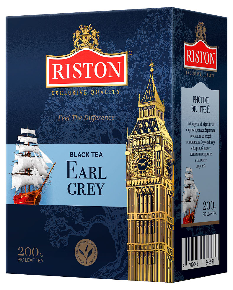 Чай черный RISTON листовой Earl Gray, 200 г