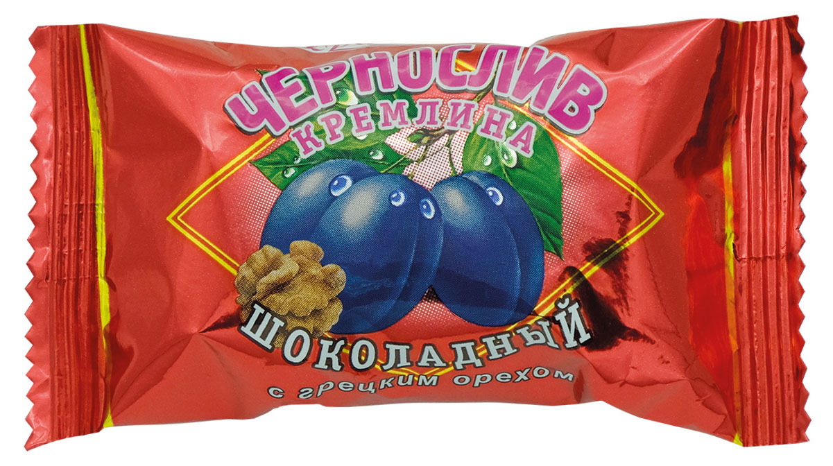 Конфеты Кремлина Чернослив с грецким орехом, вес