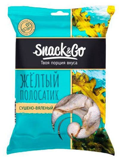 Желтый полосатик Snack&Go сушено-вяленый, 70 г